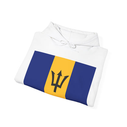 Barbados Flag on Hoodie