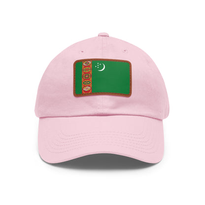 Turkmenistan Leather Patch Hat
