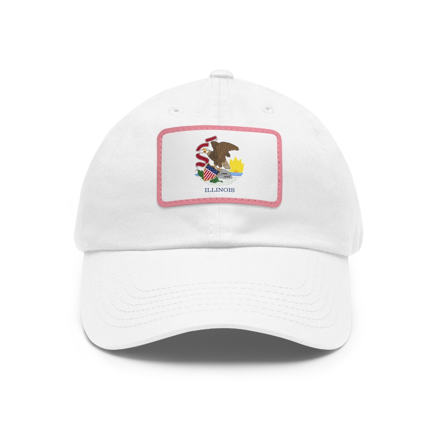 Illinois Leather Patch Hat