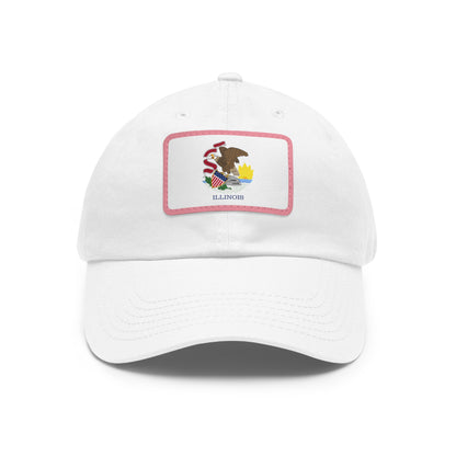 Illinois Leather Patch Hat