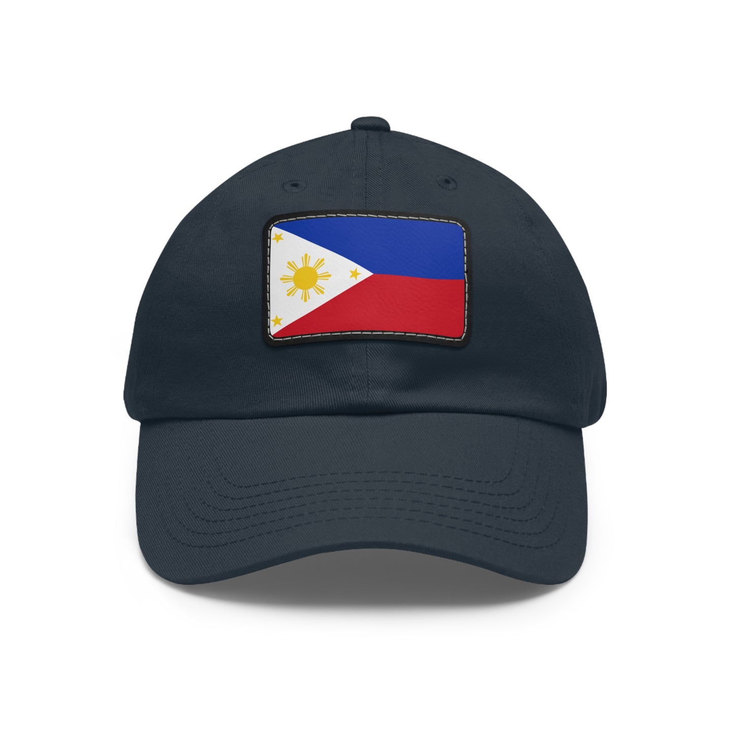 Philippines Leather Patch Hat