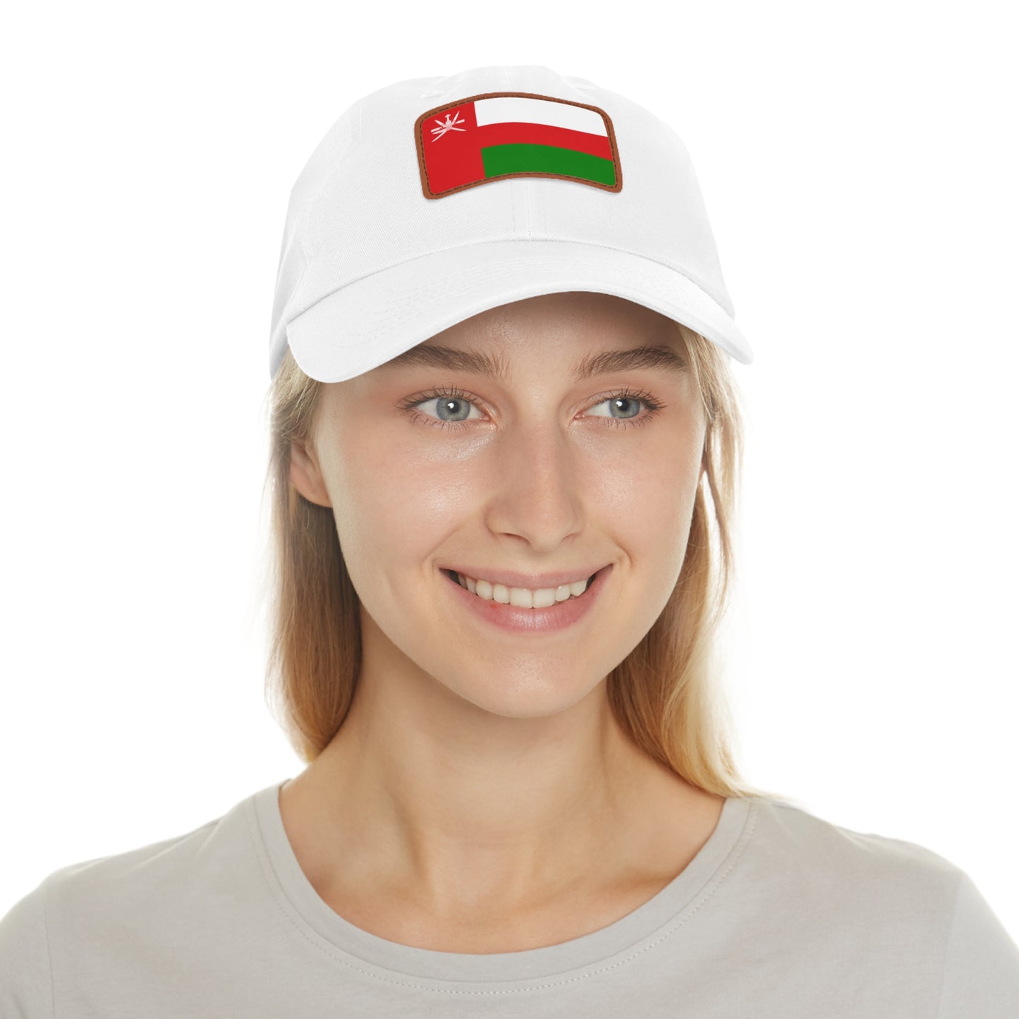 Oman Leather Patch Hat