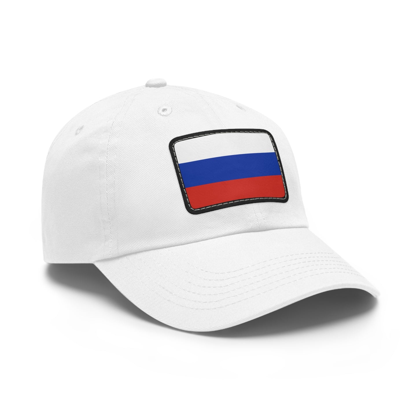 Russia Leather Patch Hat