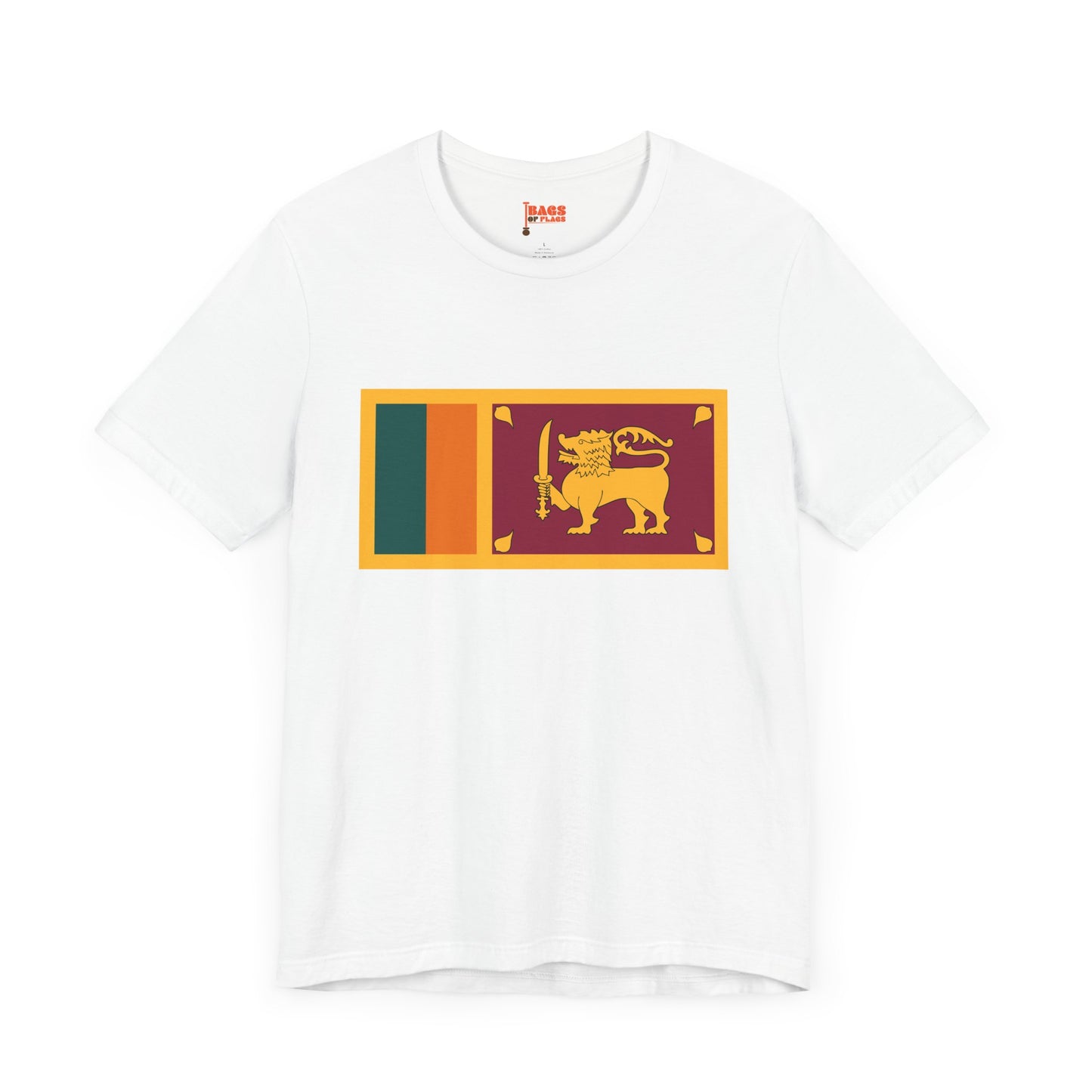 Sri Lanka Flag on T-shirt