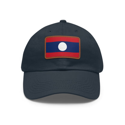 Laos Leather Patch Hat