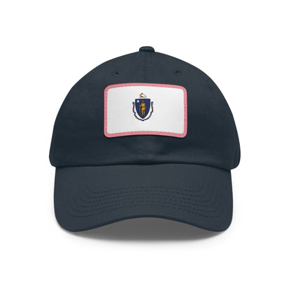 Massachusetts Leather Patch Hat