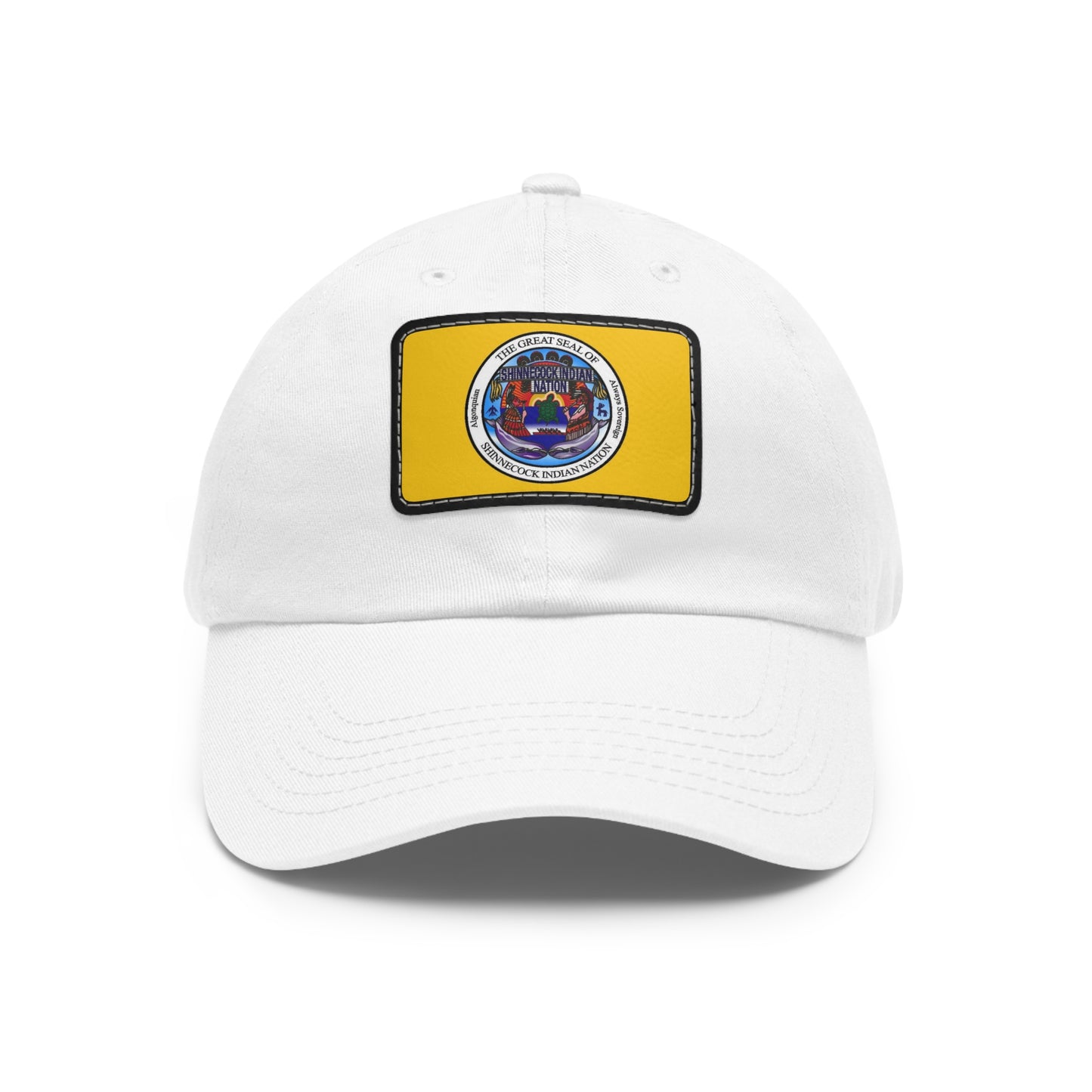 Shinnecock Indian Nation Leather Patch Hat