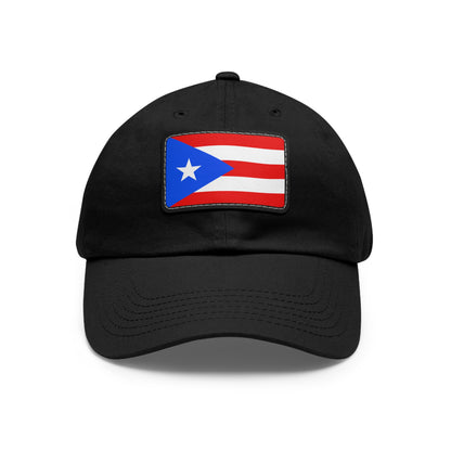 Puerto Rico Leather Patch Hat