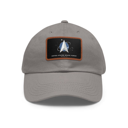 US Space Force Leather Patch Hat