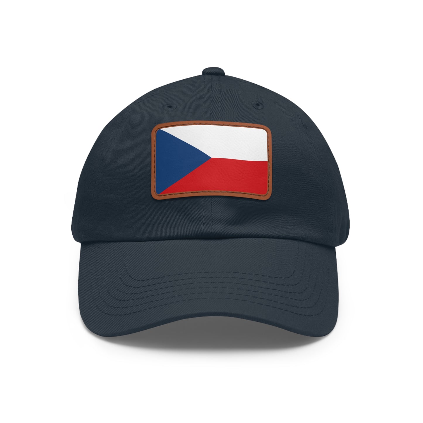 Czech Republic Leather Patch Hat