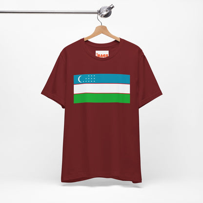 Uzbekistan Flag on T-shirt