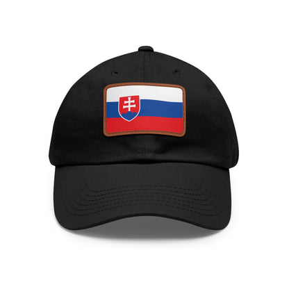 Slovakia Leather Patch Hat