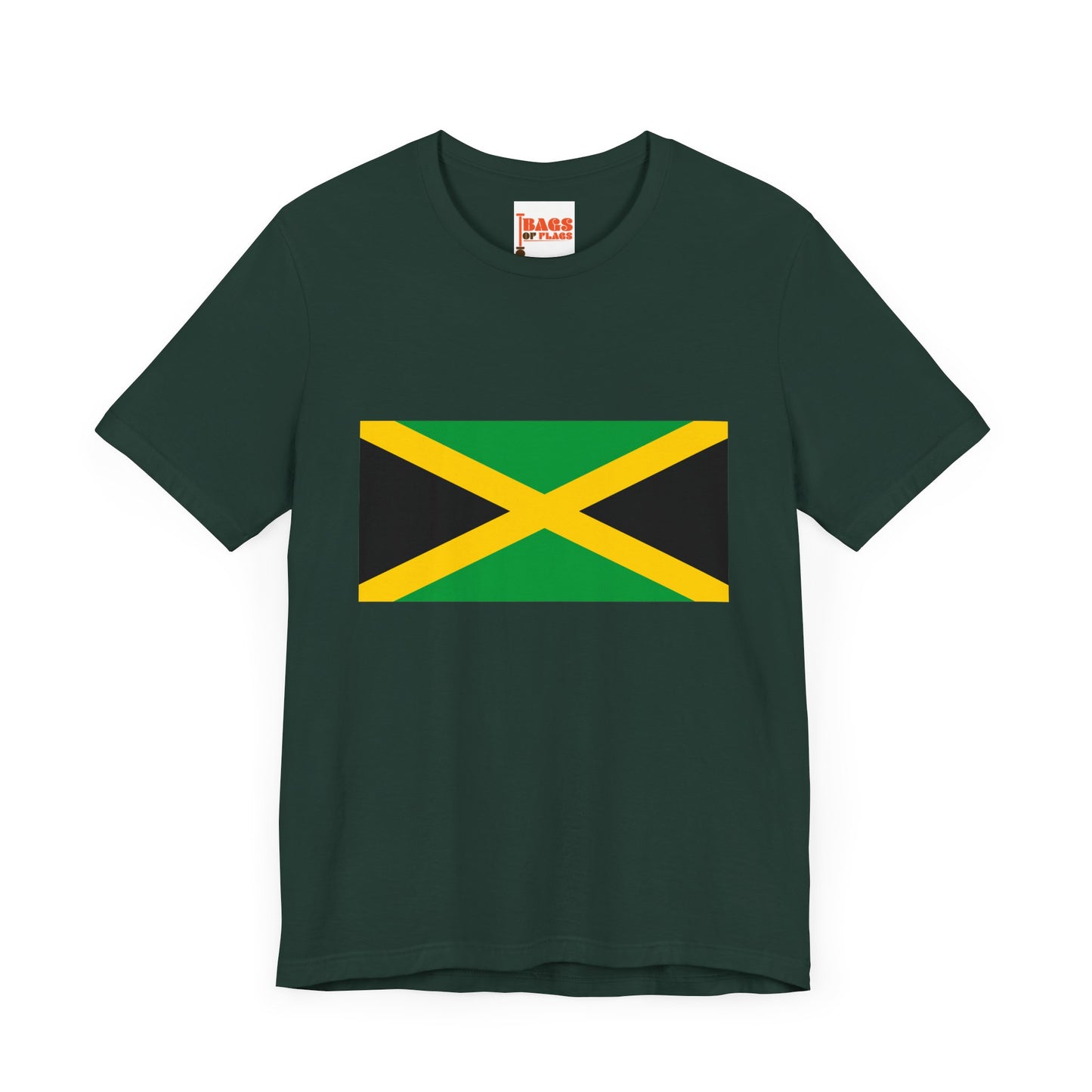 Jamaica Flag on T-shirt