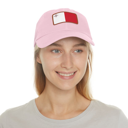 Malta Leather Patch Hat
