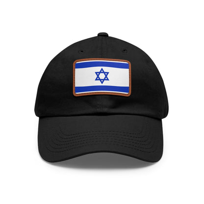 Israel Leather Patch Hat