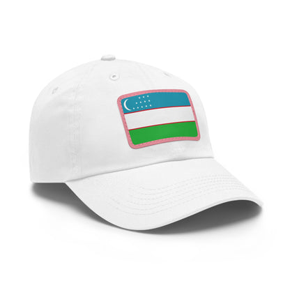 Uzbekistan Leather Patch Hat