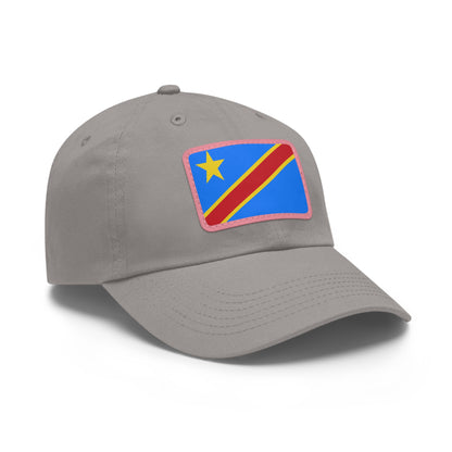 Democratic Republic of the Congo Leather Patch Hat