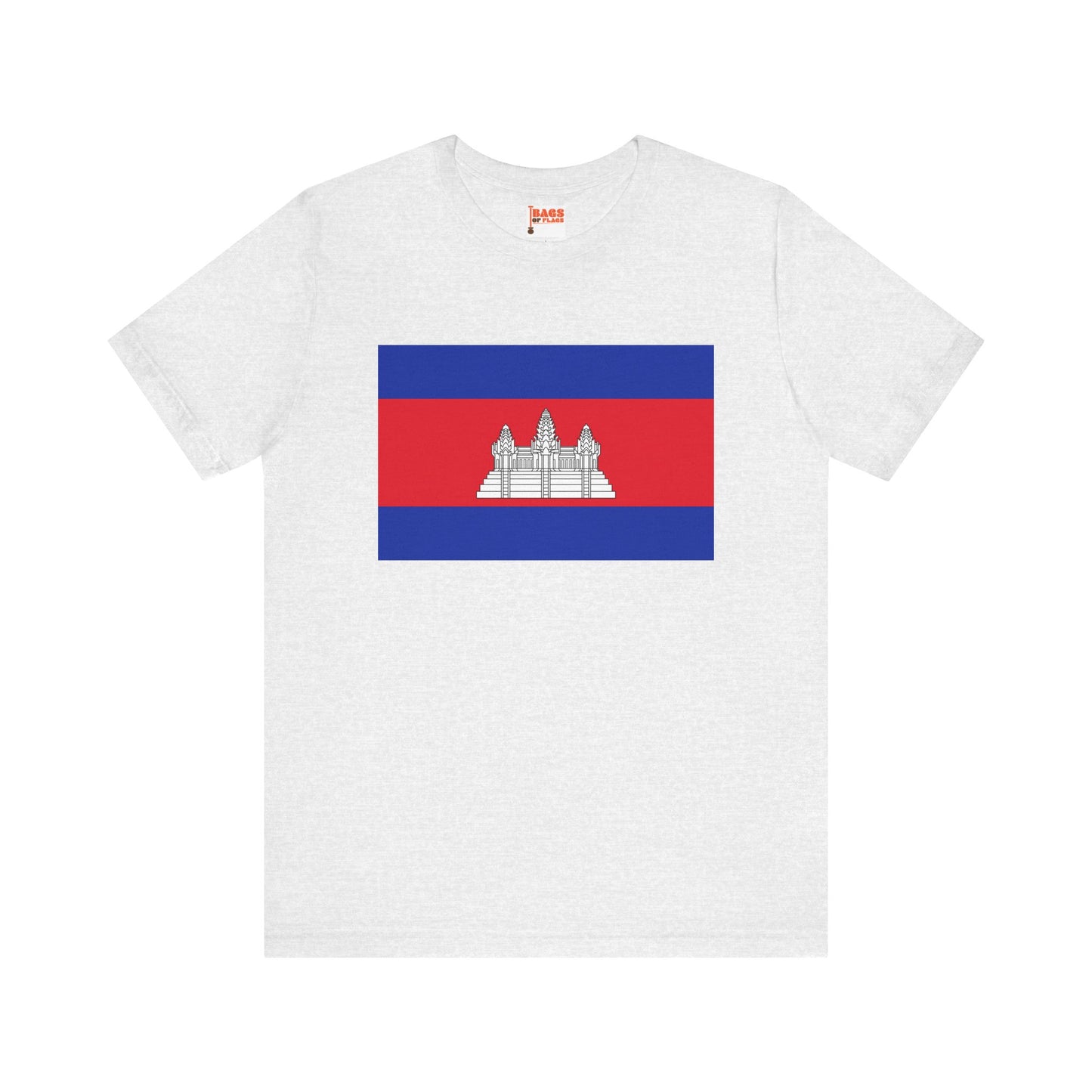 Cambodia Flag on T-shirt