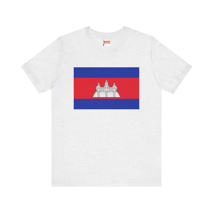 Cambodia Flag on T-shirt