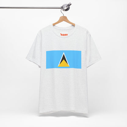 Saint Lucia Flag on T-shirt