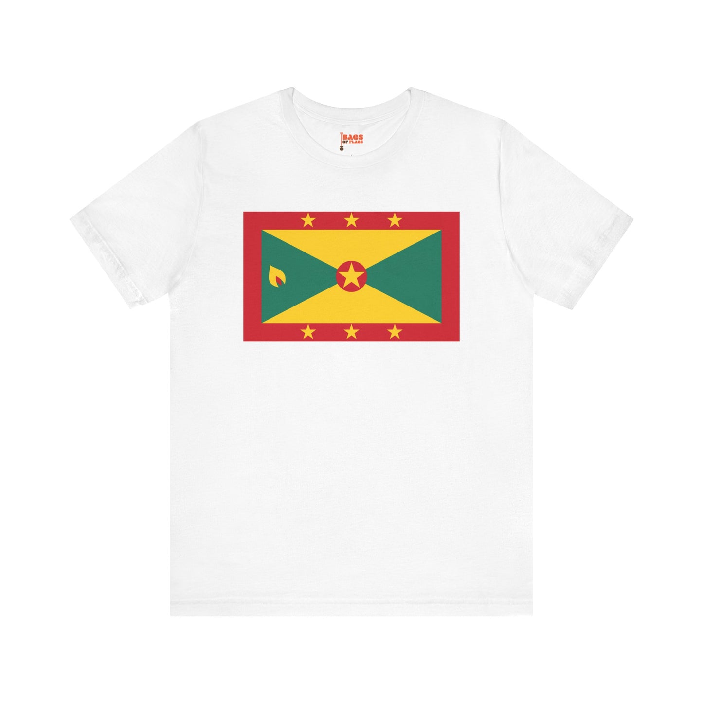 Grenada Flag on T-shirt
