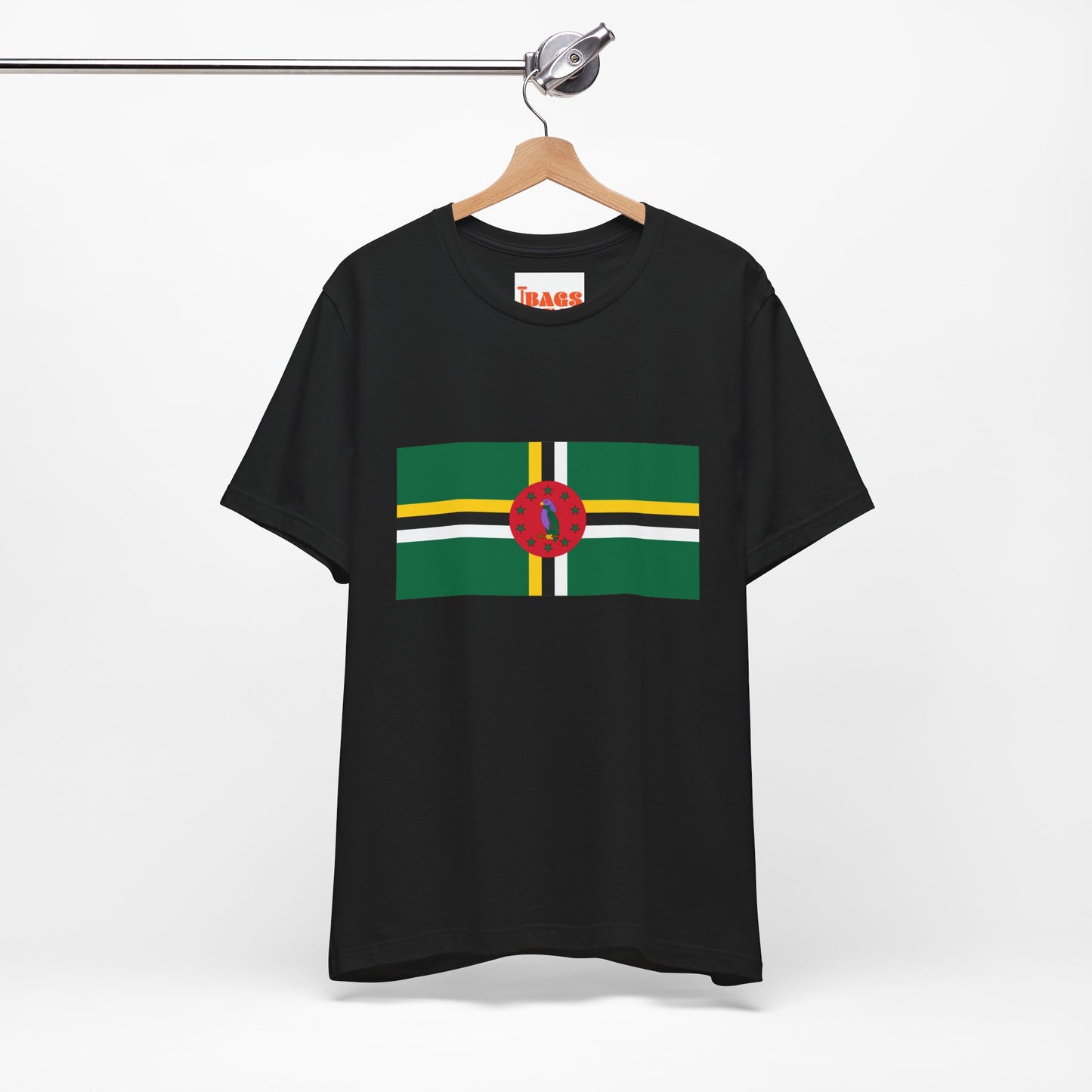 Dominica Flag on T-shirt