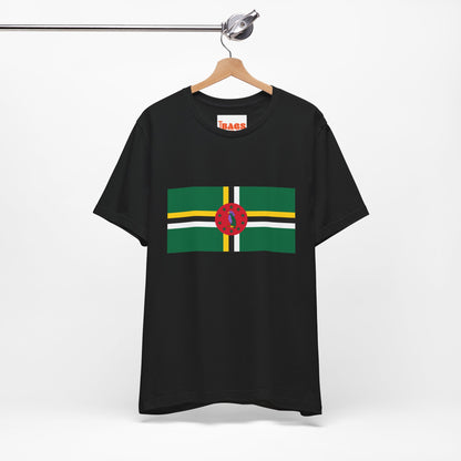 Dominica Flag on T-shirt