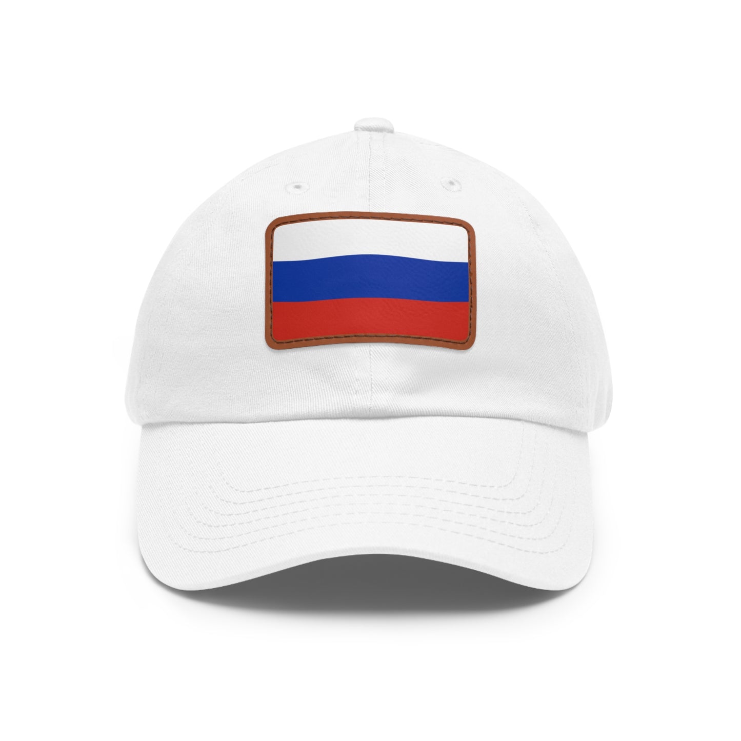 Russia Leather Patch Hat