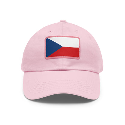 Czech Republic Leather Patch Hat
