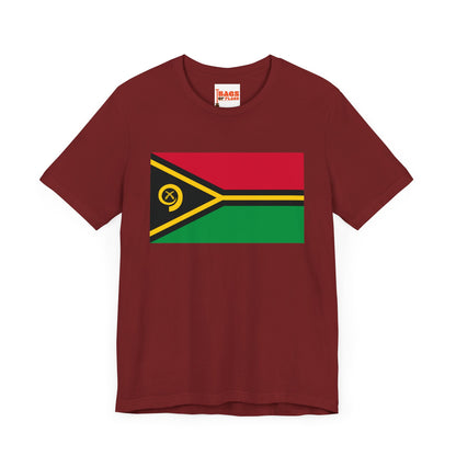 Vanuatu Flag on T-shirt