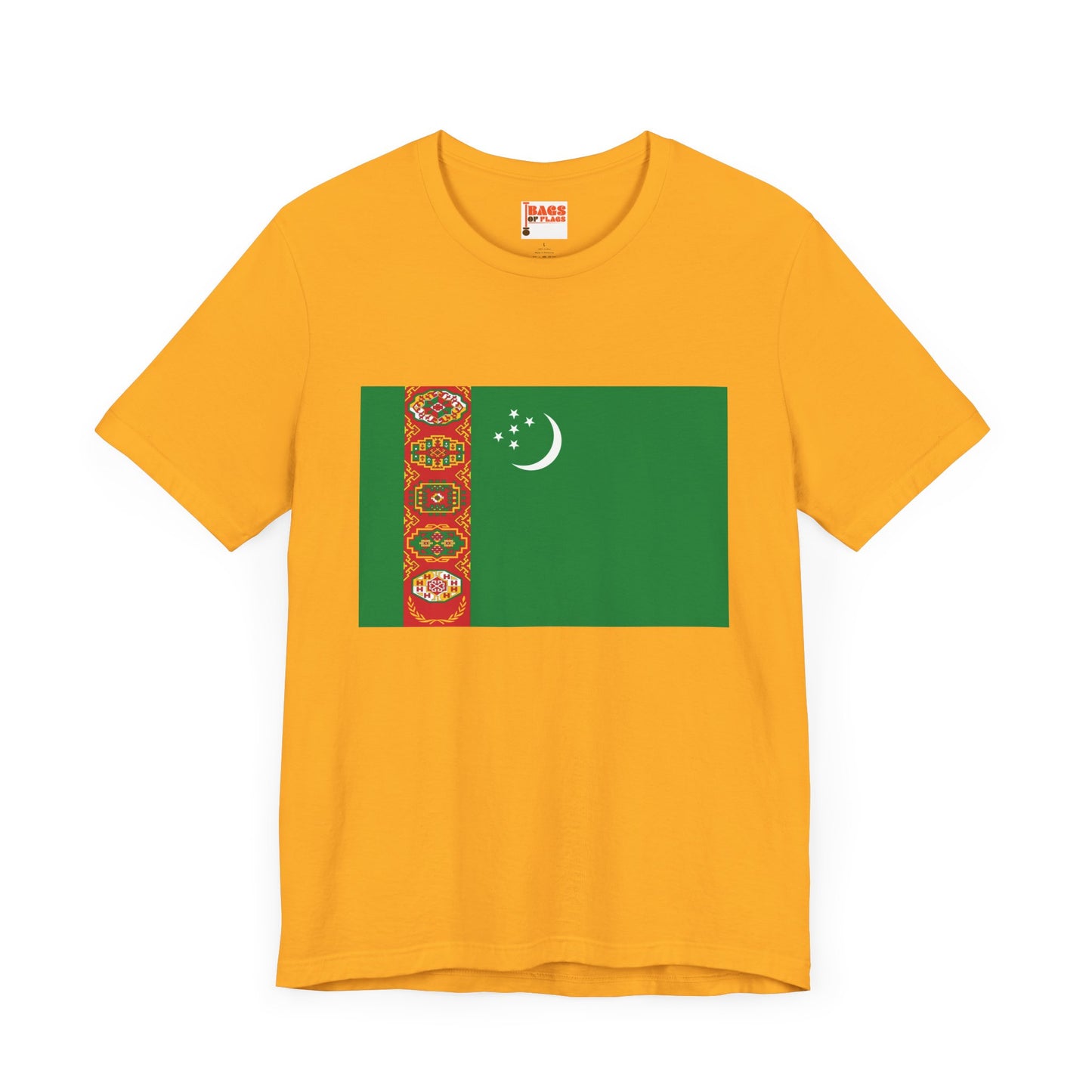 Turkmenistan Flag on T-shirt