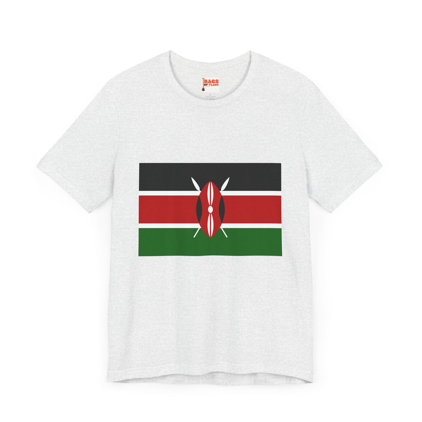 Kenya Flag on T-shirt