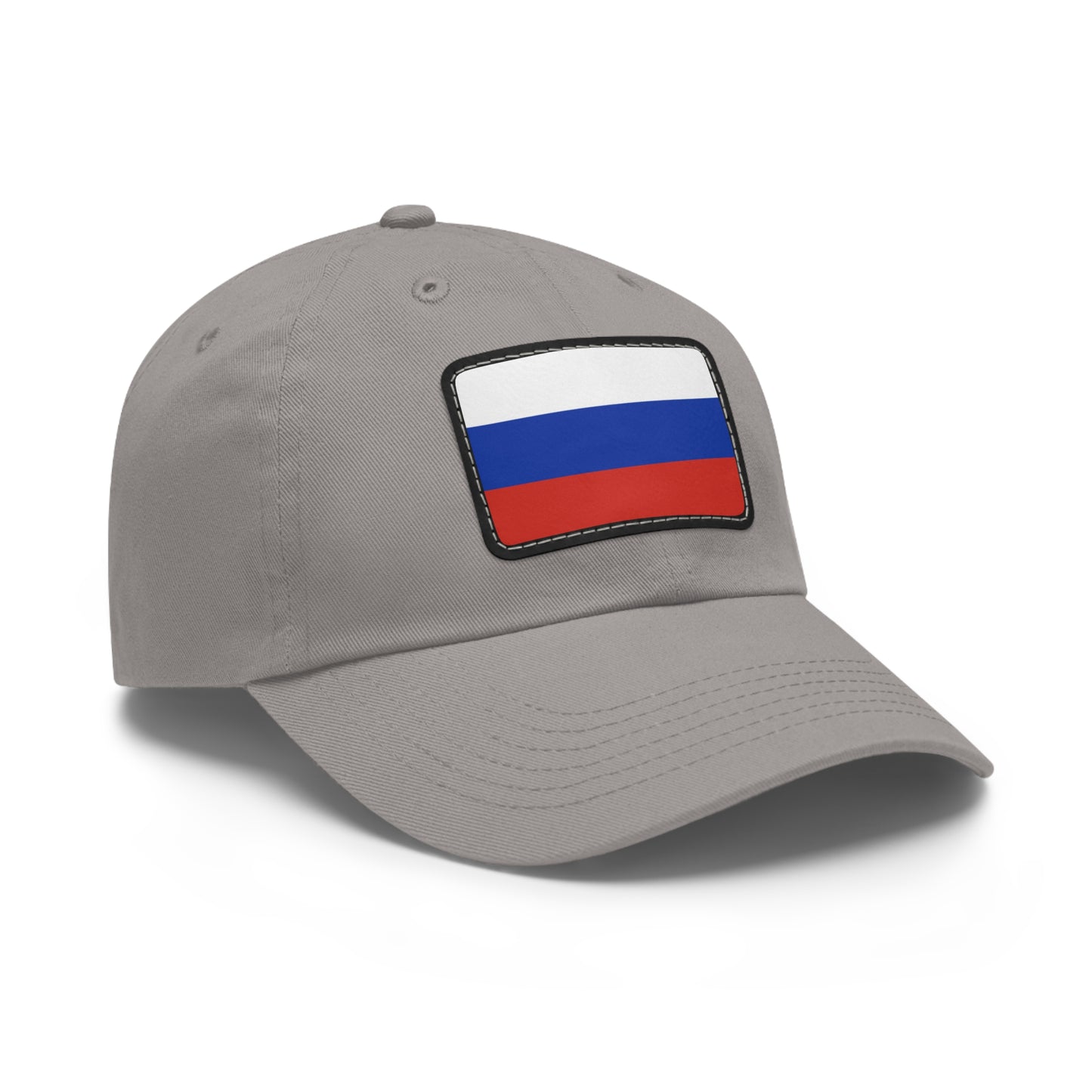 Russia Leather Patch Hat