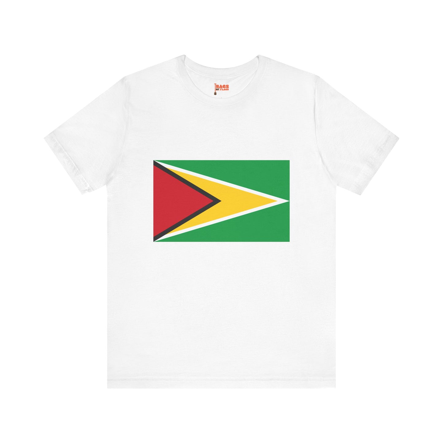 Guyana Flag on T-shirt