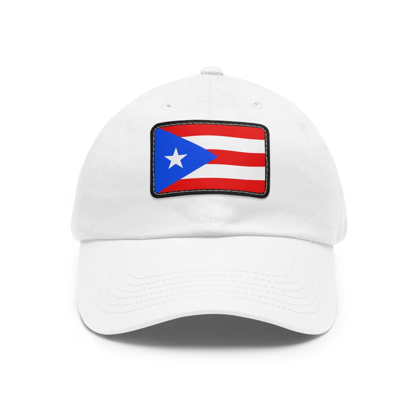 Puerto Rico Leather Patch Hat