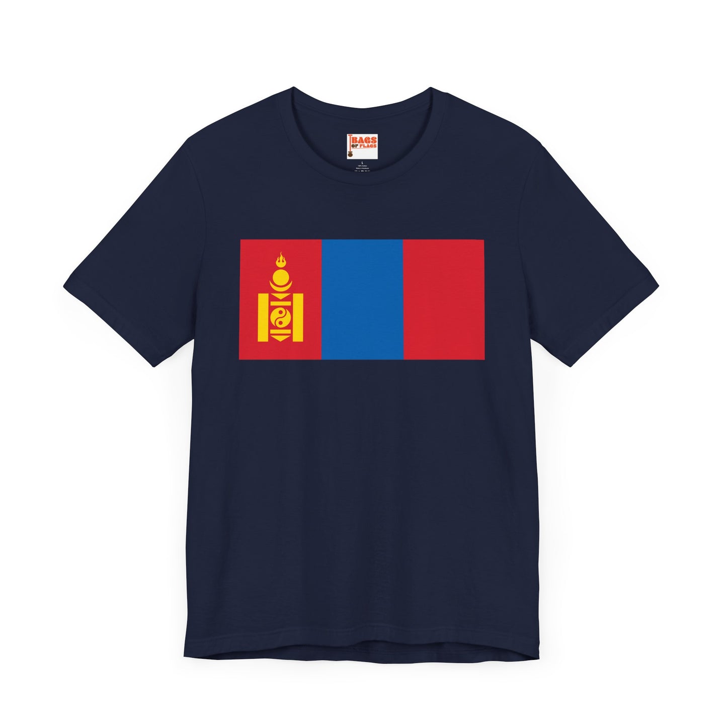 Mongolia Flag on T-shirt
