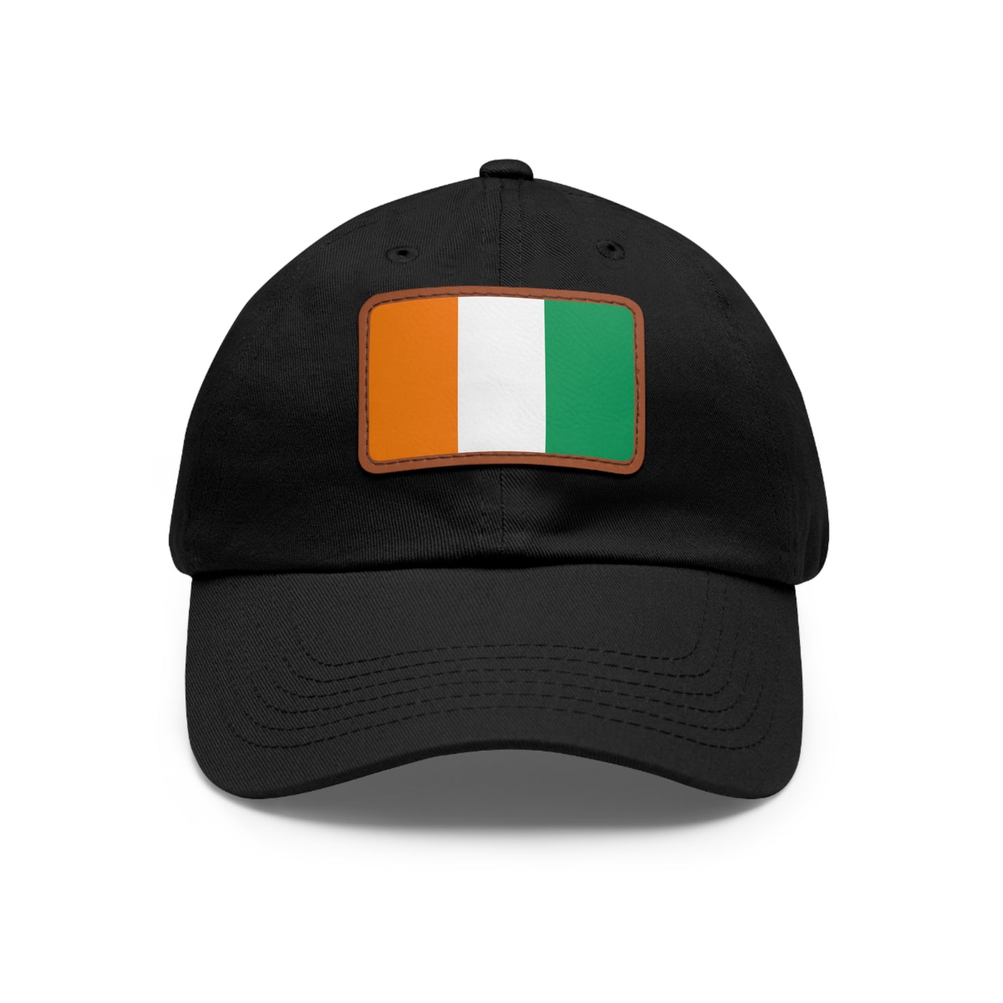 Côte d’Ivoire Leather Patch Hat