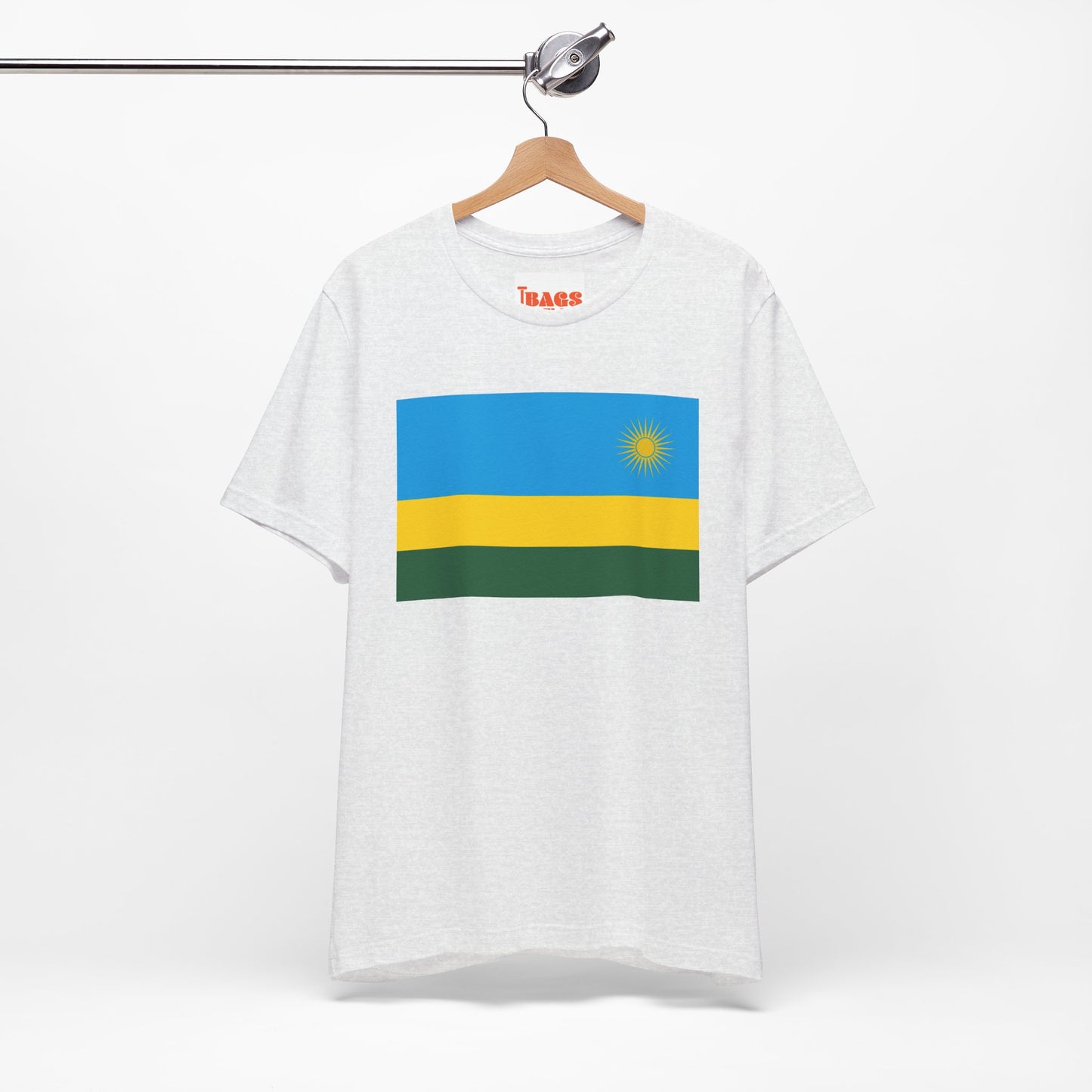 Rwanda Flag on T-shirt