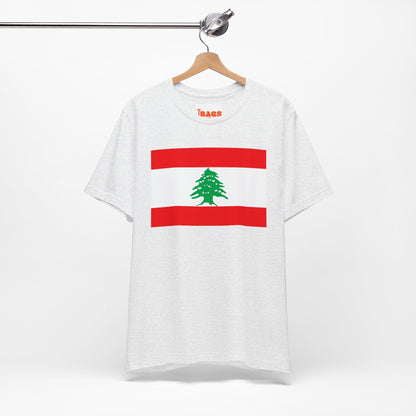 Lebanon Flag on T-shirt