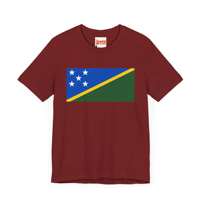 Solomon Islands Flag on T-shirt