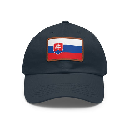 Slovakia Leather Patch Hat