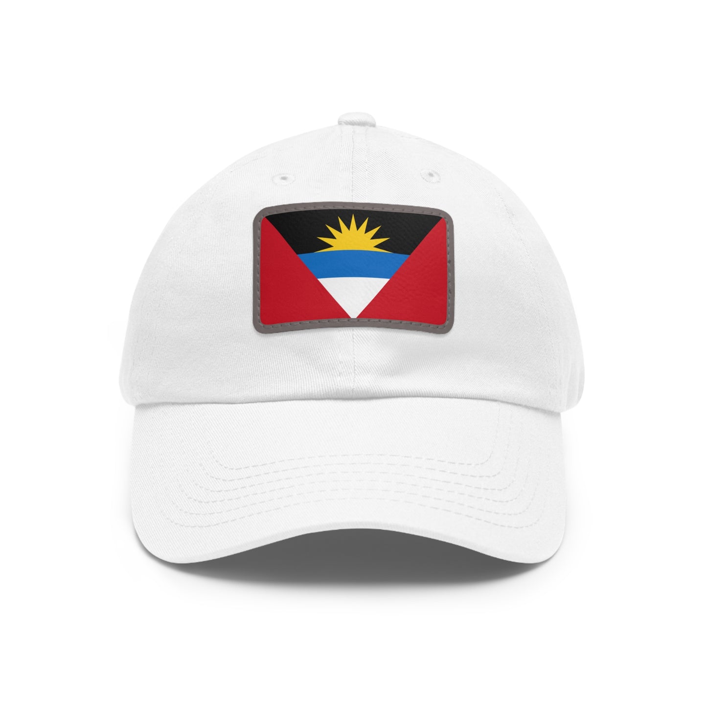 Antigua and Barbuda Leather Patch Hat