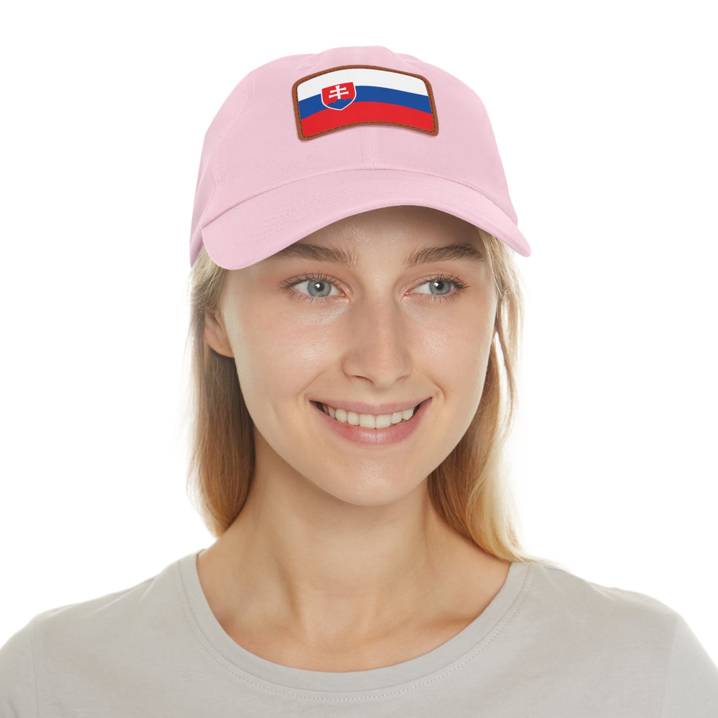 Slovakia Leather Patch Hat