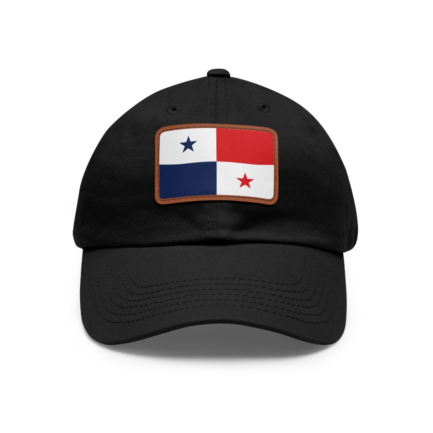 Panama Leather Patch Hat