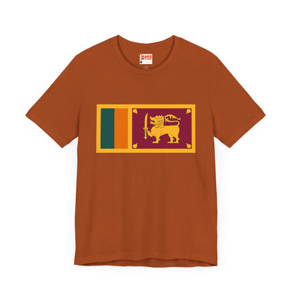 Sri Lanka Flag on T-shirt