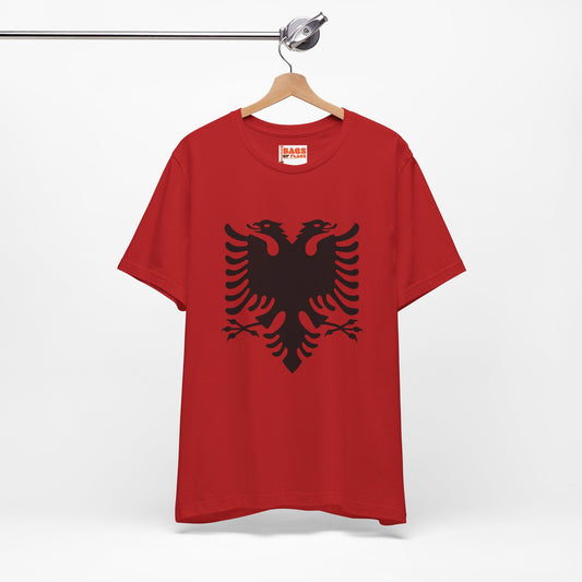 Albanian Flag T-Shirt: Inspired by the Current Flag of Albania (1992-Current)