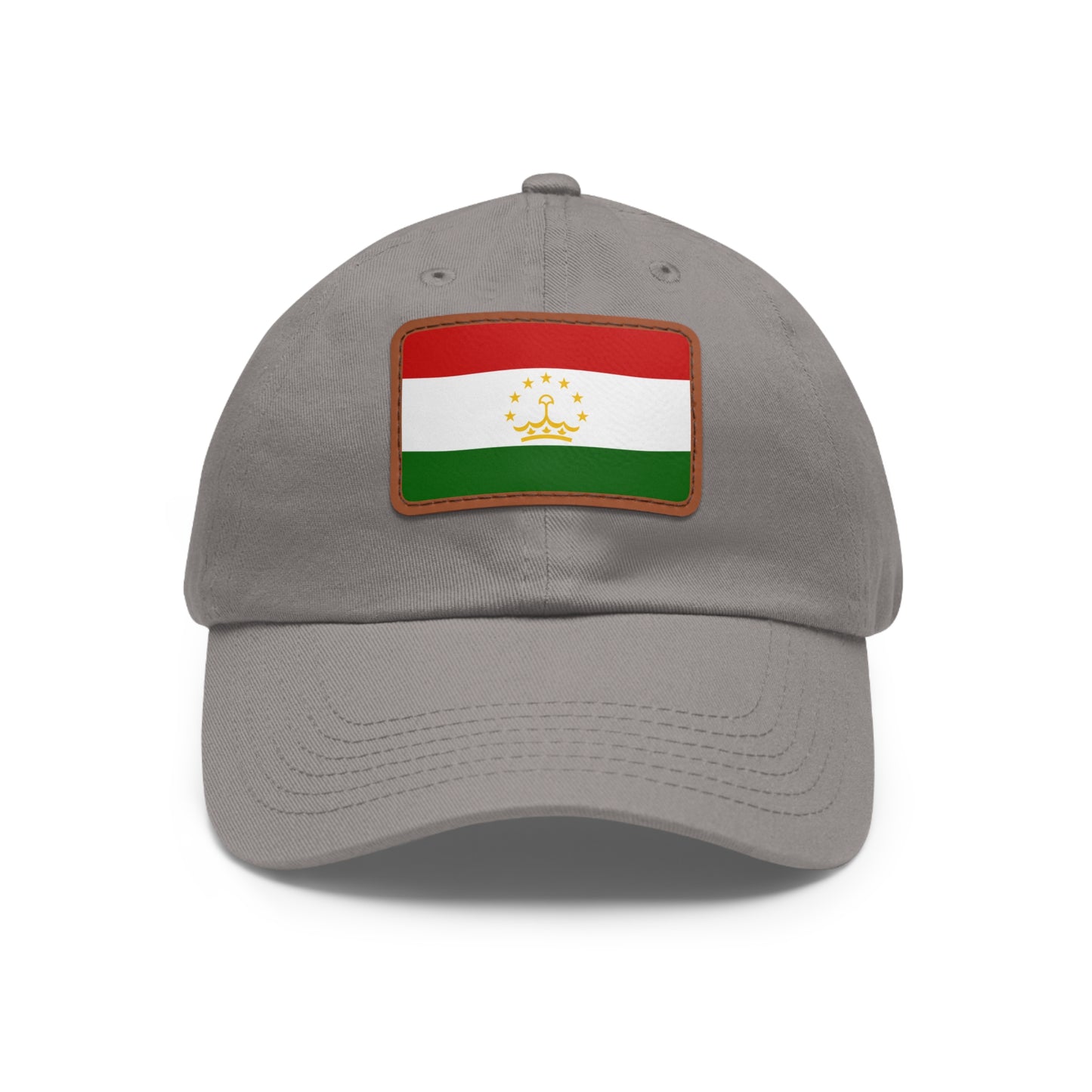 Tajikistan Leather Patch Hat