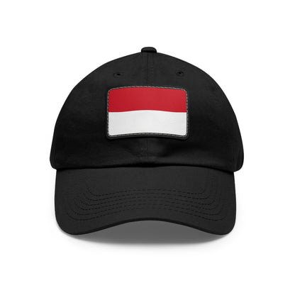Monaco Leather Patch Hat