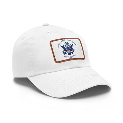 US Coast Guard Leather Patch Hat