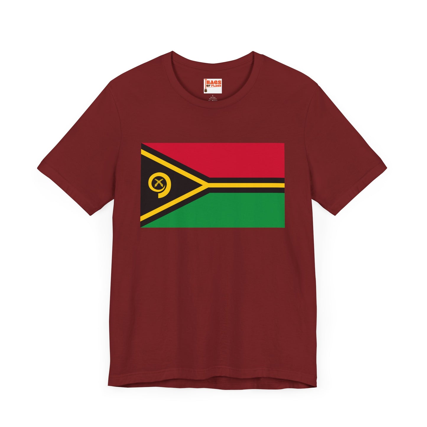 Vanuatu Flag on T-shirt